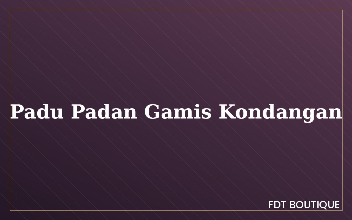 Padu padan gamis untuk tampilan kondangan
