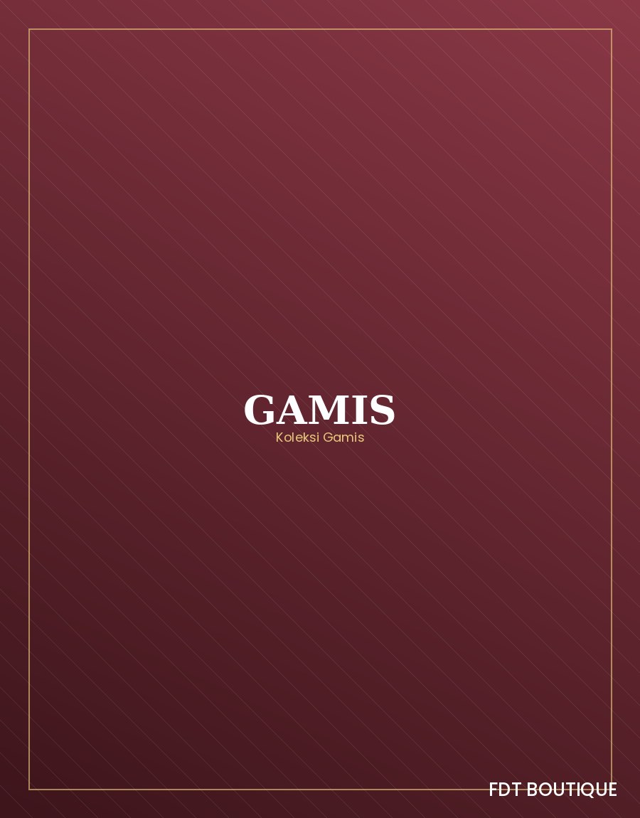 Koleksi gamis elegan FDT Boutique