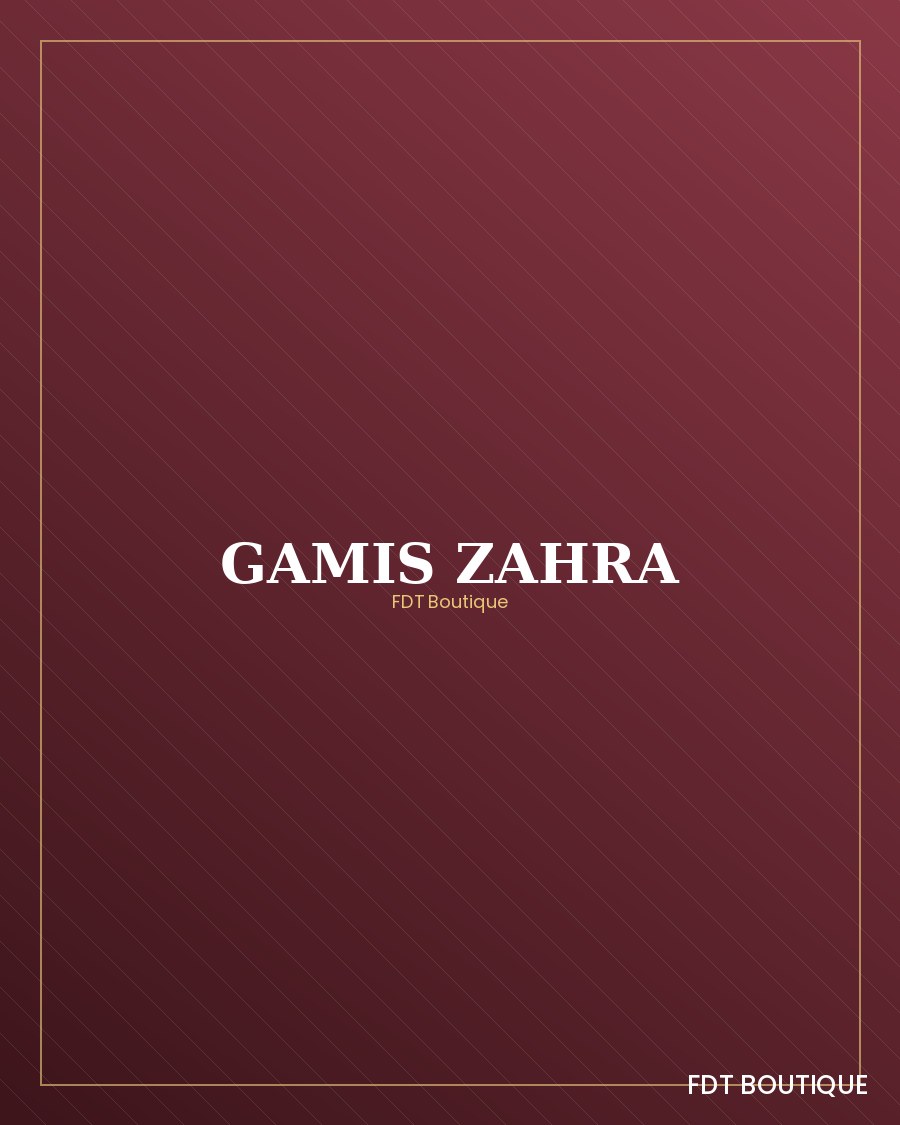 Gamis Zahra maroon