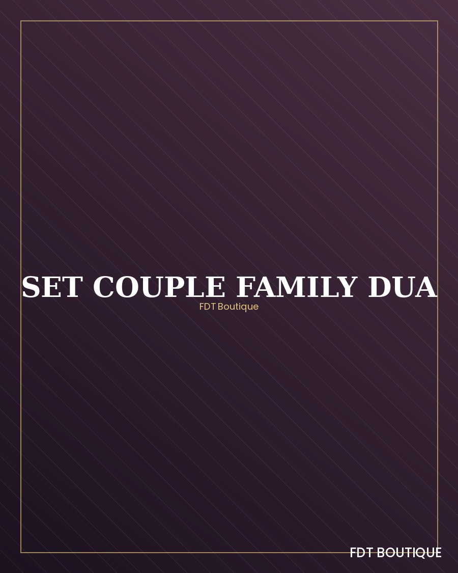Set Couple Family FDT Boutique